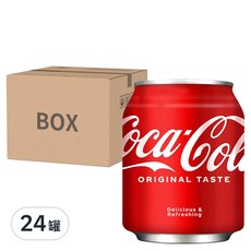 Coca-Cola 可口可樂 汽水, 250ml, 24罐