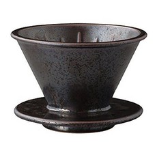 KINTO SCS 陶瓷濾杯2杯 10 x 7mm 金屬黑, 1個