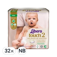 Libero 麗貝樂 Touch黏貼型尿布, NB, 32片