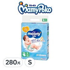 滿意寶寶日本版 頂級超薄黏貼型尿布, S, 280片