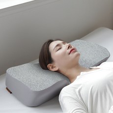 LIV MOM 高級 3D 記憶海綿枕頭 2p+Cover 2p 套組, 混灰色