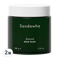 Sandawha 海藻泥面膜, 100g, 2罐