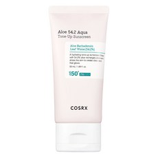 COSRX 蘆薈54.2水光潤色防曬霜 SPF50+ PA++++, 1個, 50ml