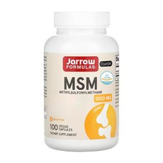 Jarrow FORMULAS 賈羅公式 Jarrow Formula MSM 素食膠囊, 1個, 100g