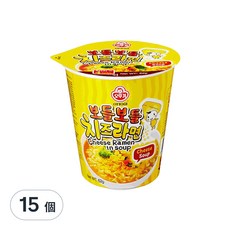 OTTOGI 不倒翁 起司湯杯麵 62g, 15個
