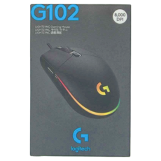 logitech 羅技 台灣公司貨 炫彩遊戲滑鼠, G102, 黑色