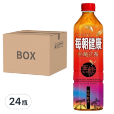 每朝健康 熟藏紅茶 無糖, 900ml, 24瓶