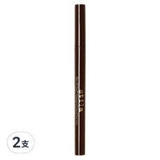 Stila 全天不脫妝防水眼線液筆 0.5ml, Dark Brown, 2支