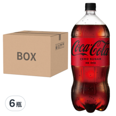 Coca-Cola 可口可樂 Zero, 2L, 6瓶