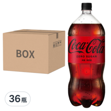 Coca-Cola 可口可樂 Zero, 2L, 36瓶