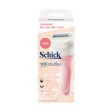 Schick 舒適牌 舒芙仕女除毛刀 刀把*1+刀頭*2 乾燥肌, 1盒