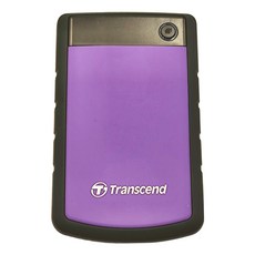 Transcend 創見 行動硬碟 H3P 2T U3 軍規防震 紫色, 2TB