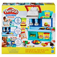 Hasbro 孩之寶 Play-Doh 培樂多 廚房系列 主廚很忙餐廳遊戲組, 1組