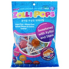 ZOLLI POPS 無糖棒棒糖, 125g, 綜合口味, 1袋