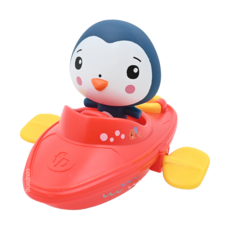 fisher-price 費雪 發條小船洗澡玩具, 小企鵝