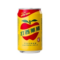 大西洋 蘋果西打, 330ml, 24罐