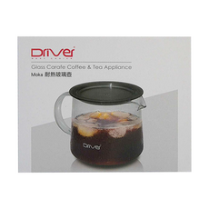 Driver MOKA 耐熱玻璃壺, P-OGS20298, 400ml, 1個