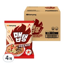 Samyang Foods 地圖唐蒜味蛤蜊拉麵 110g, 4個