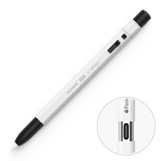 elago Monami Apple Pencil USB-C 矽膠套, 白色, 1個