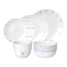 Corelle 康寧 小王子系列 碗盤14件組, 紫色, 1組