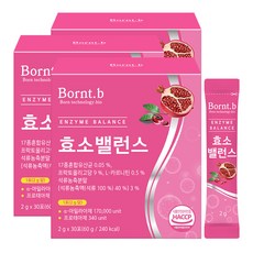 Bornt.b Enzyme Balance石榴沖泡粉, 60g, 3盒