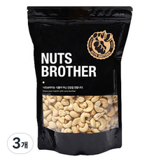 NUTS BROTHER 炒腰果, 400g, 3個