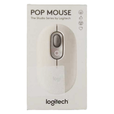 羅技 Logitech POP MOUSE 無線藍牙滑鼠, 迷霧灰, 82g, 1個