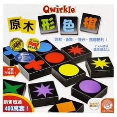 MindWare GoKids Owirkle 原木形色棋 6歲以上適用, 1盒