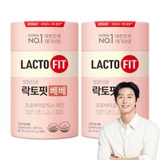 鍾根堂 LACTO-FIT益生菌粉隨身包 60入裝, 120g, 2罐