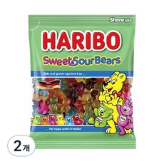 HARIBO 哈瑞寶 酸甜小熊軟糖, 175g, 2包