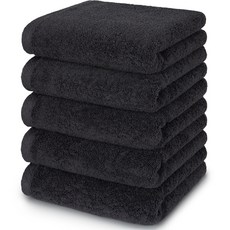 Moohan Towel 飯店毛巾 200g, 深灰色, 5條