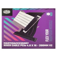 COOLER MASTER 酷碼 PCI-E 4.0 延長排線 V2 200mm 白色, 1個