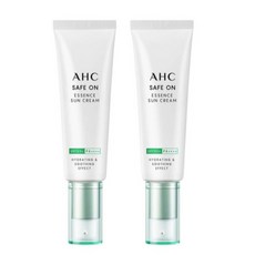 AHC Safe On精華防曬乳 SPF50+ PA++++, 50ml, 2條