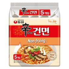 Nongshim 農心 韓國境內版 非油炸辛拉麵, 5包