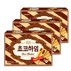 CROWN 皇冠 巧克力夾心威化酥, 142g, 3盒