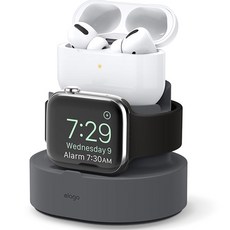 elago AirPods/Apple Watch 3合1迷你充電座, 深灰色, 1個