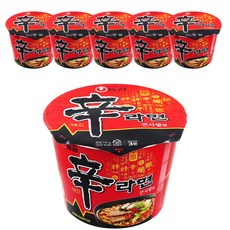 Nongshim 農心 韓國境內版 大碗裝辛拉麵, 6個