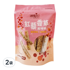 長松食品 紅藜香草風味棒, 120g, 2袋