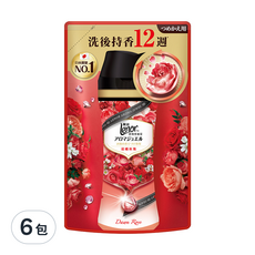 Lenor 蘭諾 衣物芳香豆 晨曦玫瑰, 455ml, 6包