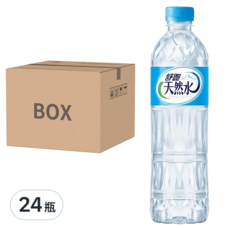 舒跑 天然水, 600ml, 24瓶