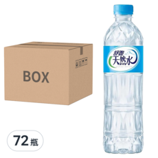 舒跑 天然水, 600ml, 72瓶