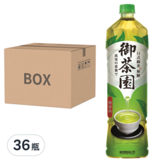 御茶園 特撰日式綠茶 無糖, 1250ml, 36瓶