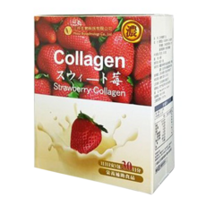 三井生技 草莓膠原蛋白, 3g, 30包, 1盒