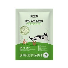 Tamsaa Basics 豆腐貓砂, 綠茶香, 7L, 6包