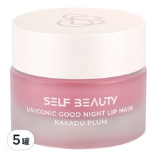 SELF BEAUTY Uniconic 晚安唇膜卡卡杜果 14.5g, 5罐