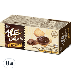 HAITAI 海太 ACE夾心餅乾 巧克力口味, 68g, 8盒