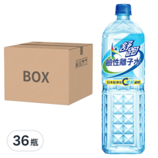 舒跑 鹼性離子水, 1.5L, 36瓶