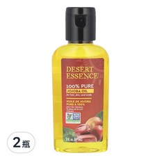 DESERT ESSENCE 100%純荷荷芭油, 59ml, 2瓶