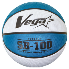 台灣 Vega SB100系列 橡膠籃球 湖水綠 + 白色 570~623g, OBR-752SGR, 1個