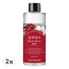 COCODOR 珂珂朵爾 室內擴香 補充瓶, 黑櫻桃 Black Cherry, 200ml, 2瓶